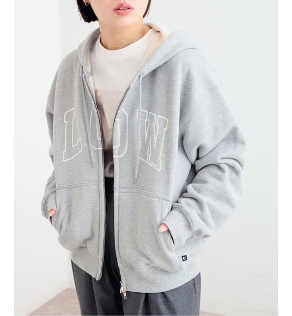 U by SPICK&SPAN「《予約》LOW CLASSIC Lc / ロウ クラシック エルシ LOW NAPPING SWEAT ZIPUP Hoodie」|パーカー|
