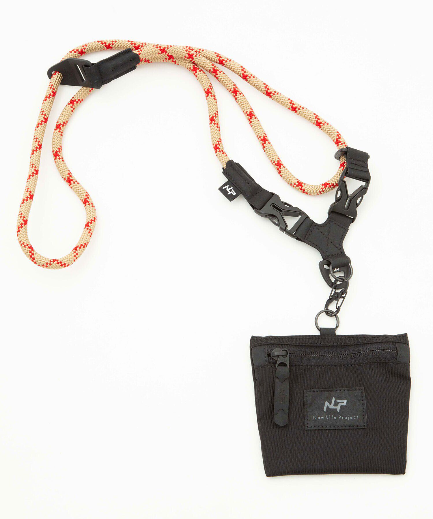 nano･universe「New life Project/別注MULTI STRAP WITH ZIP･ID」|ショルダー・メッセンジャー|