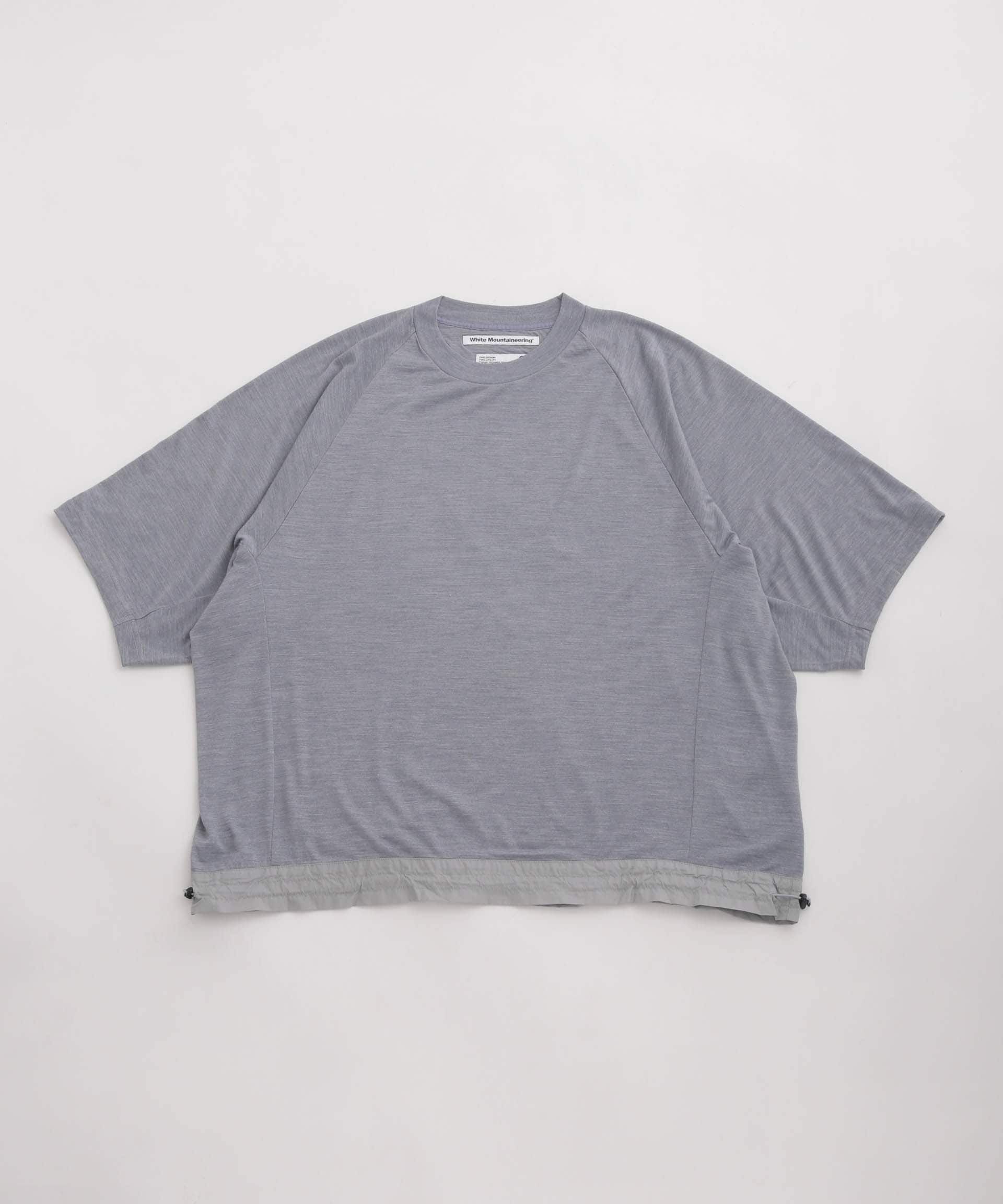 nano･universe「ＯＶＥＲＳＩＺＥＤ　Ｔｅｅ　ＷＩＴＨ　ＳＨＩＲＲＩＮＧ」|Tシャツ・カットソー|グレー