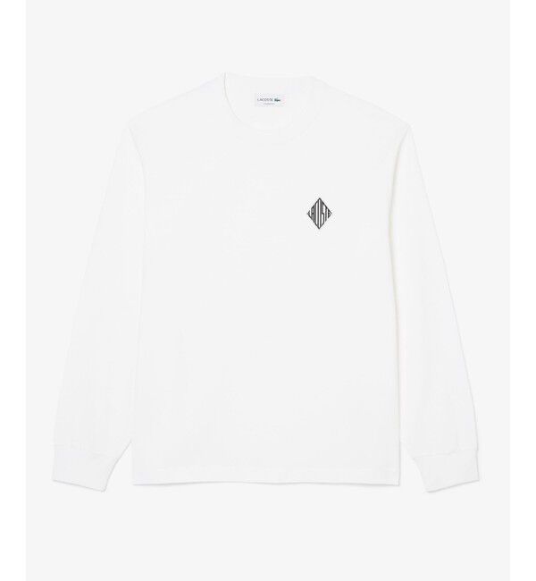 LACOSTE「ダイヤロゴパッチロングスリーブTシャツ」|Tシャツ・カットソー|