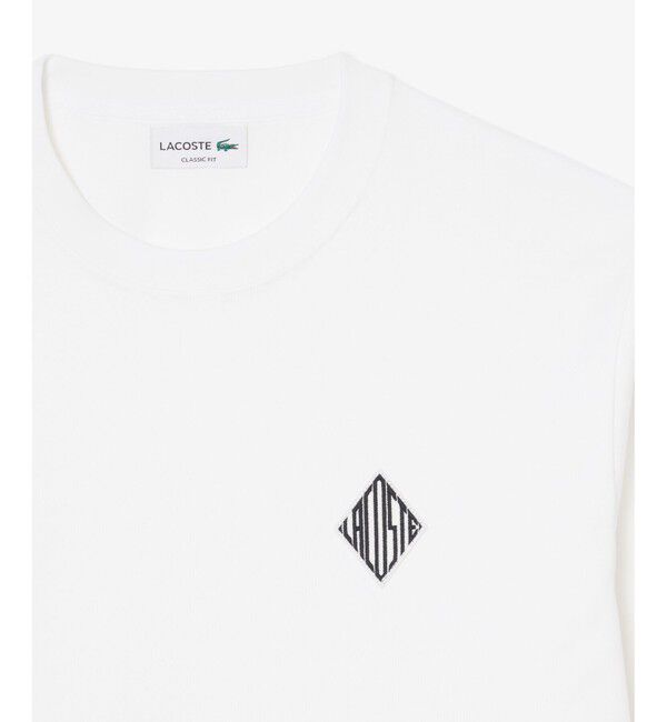 LACOSTE「ダイヤロゴパッチロングスリーブTシャツ」|Tシャツ・カットソー|