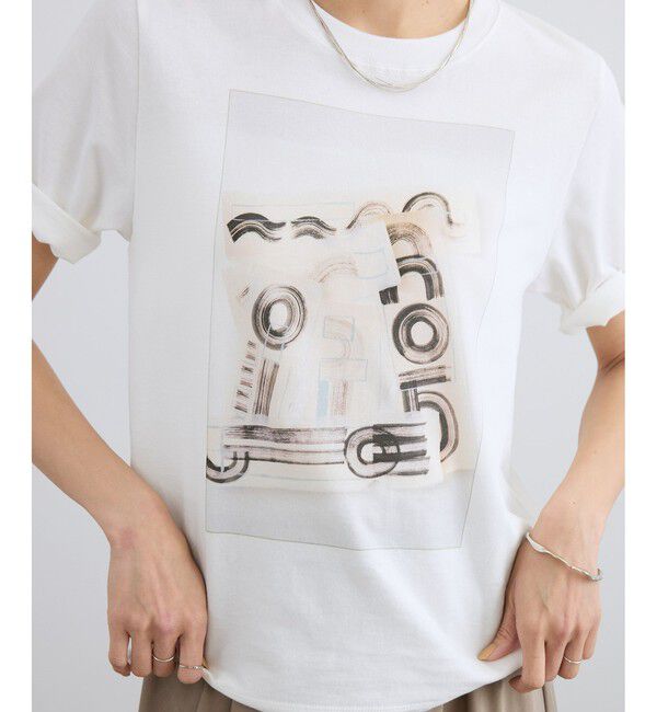SALON adam et rope'「【Lee Izumida by SALON】プリントコンパクトT」|Tシャツ・カットソー|