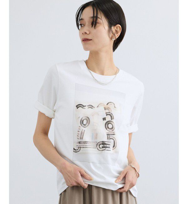 SALON adam et rope'「【Lee Izumida by SALON】プリントコンパクトT」|Tシャツ・カットソー|