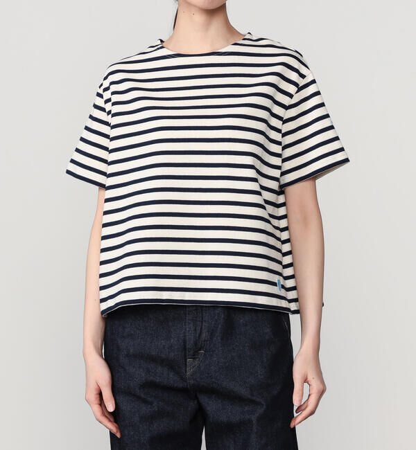 ORCIVAL「ORCIVAL | コットンロード クルーネックTシャツ WOMEN」|Tシャツ・カットソー|ECRU系1