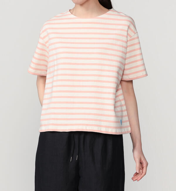 ORCIVAL「ORCIVAL | コットンロード クルーネックTシャツ WOMEN」|Tシャツ・カットソー|PINK系1