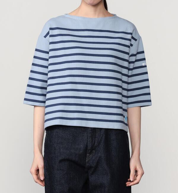 ORCIVAL「ORCIVAL | ラッセル ボートネック5分袖Tシャツ WOMEN」|Tシャツ・カットソー|