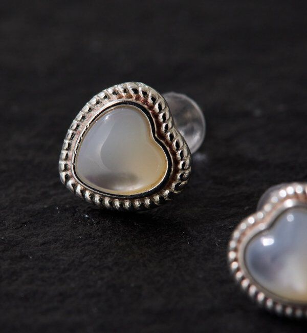  「【Sivelle./シヴェル】silver925 ハートシェルピアス」|リング|