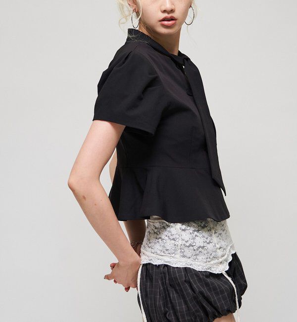  「【SixM】Chic Puff Jacket」|テーラードジャケット|
