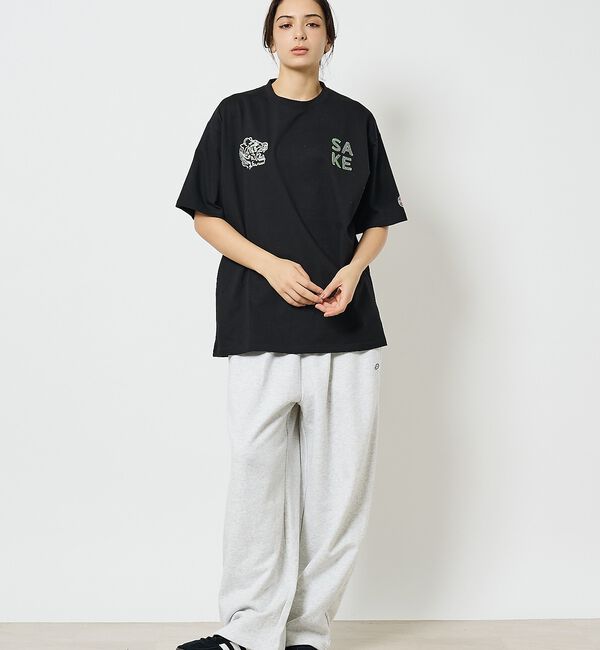ABAHOUSE「【YOIDORE/ヨイドレ】 酒愛好家　刺繍Tシャツ/SAKE ネオンプリントＴ」|Tシャツ・カットソー|