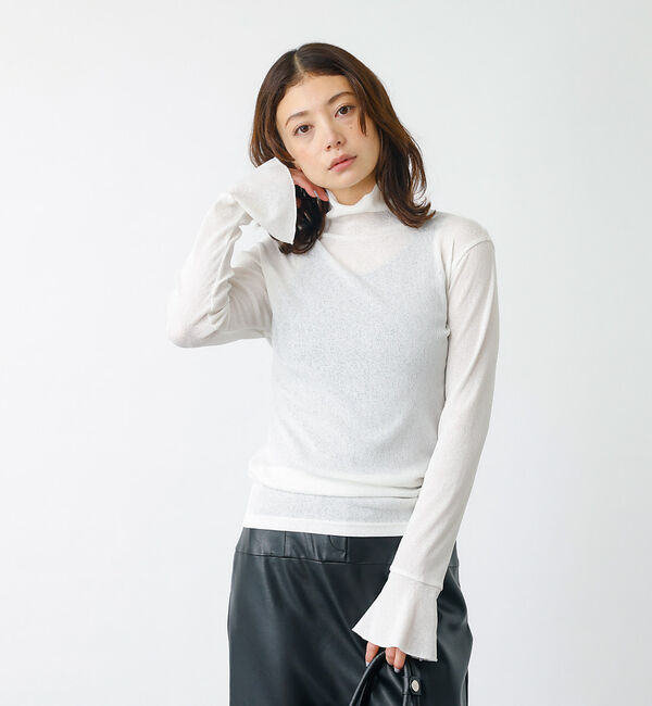 Rouge vif「【MICA&DEAL /マイカアンドディール】ドライテレコハイネックプルオーバー」|Tシャツ・カットソー|