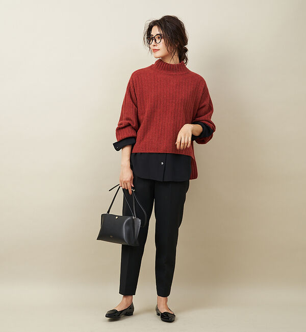 qualite「ウールブレンドシガレットパンツ」|その他|