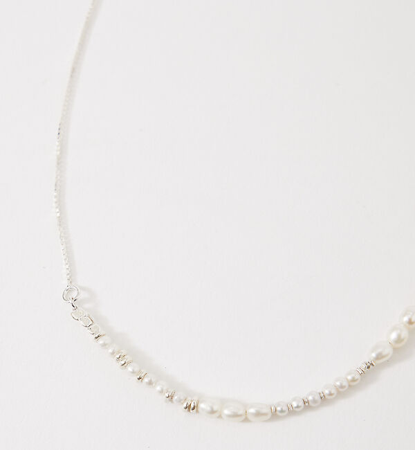 qualite「【JAMIRAY】パールシルバーネックレス」|ネックレス|