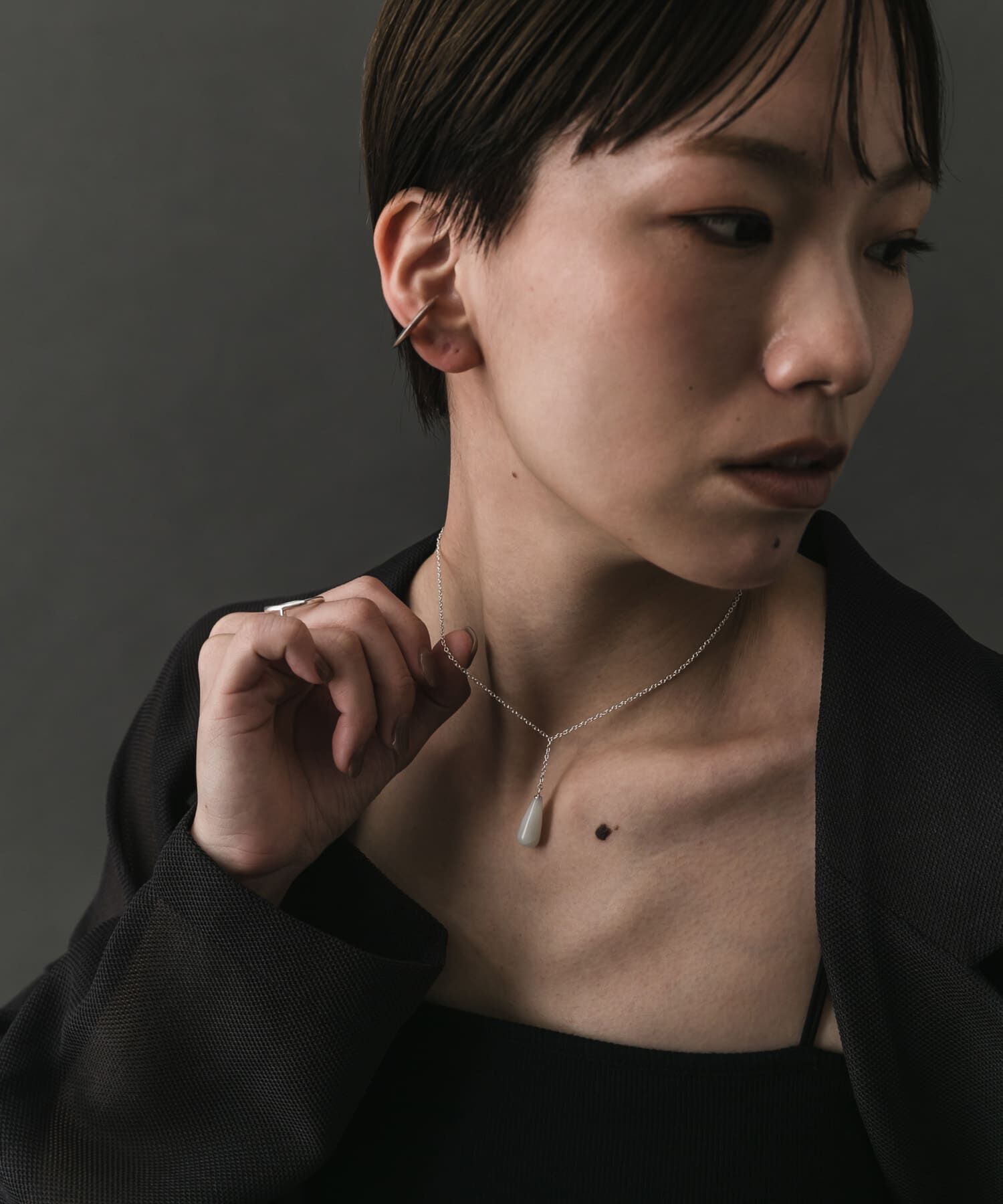 SMELLY「SMELLY so&rsquo;　newjade  swing necklace」|ネックレス|