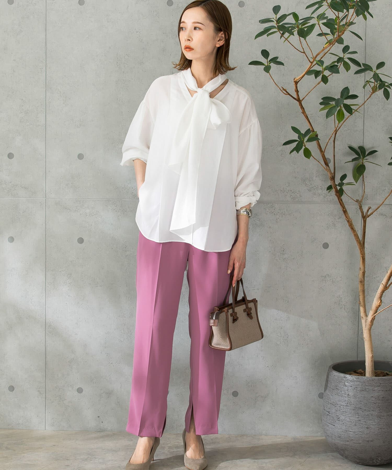 URBAN RESEARCH ROSSO「ウォッシャブルインサイドスリットイージーパンツ」|その他|