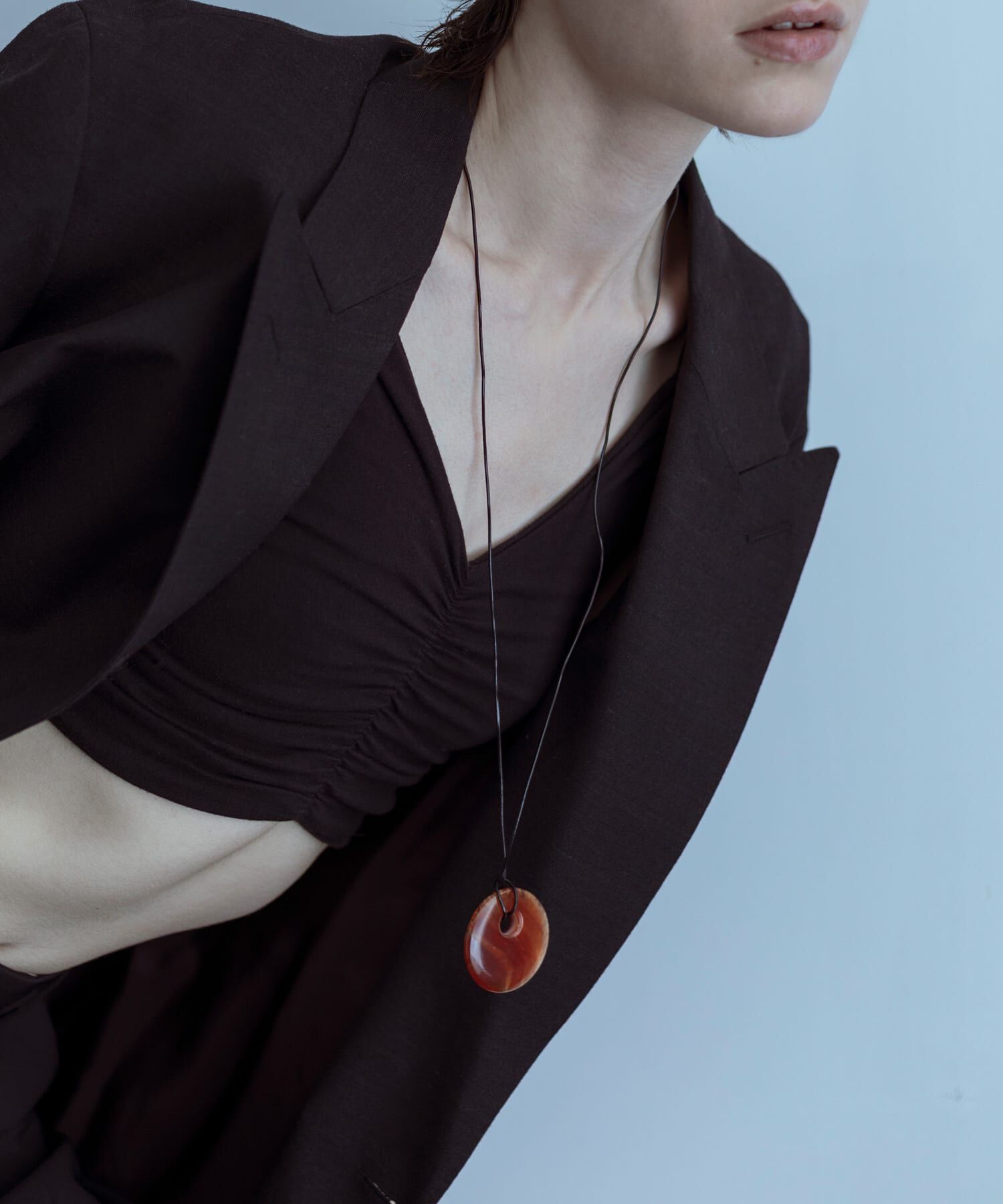 SMELLY「SMELLY so&rsquo;　carnelian cord necklace」|ネックレス|