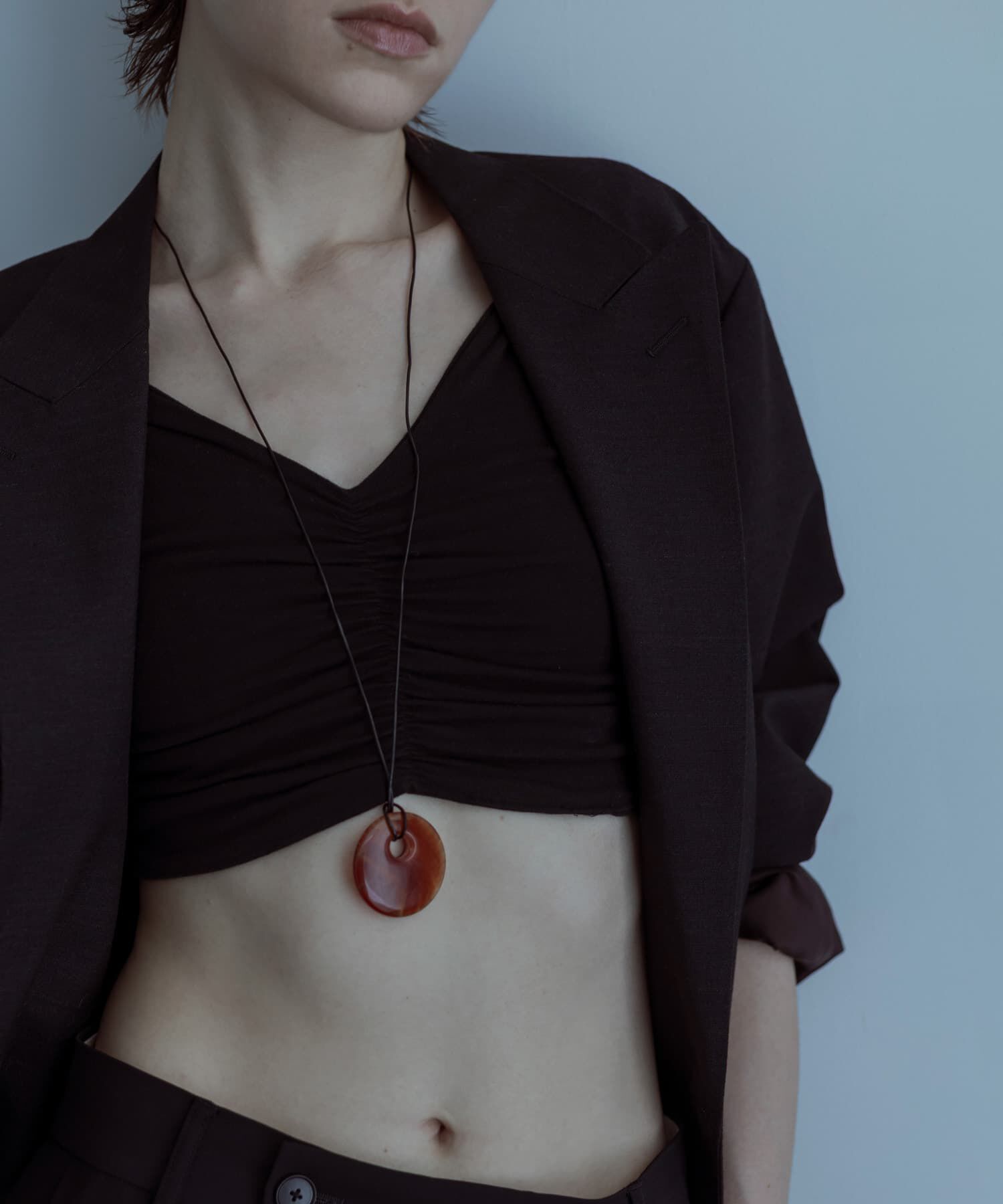 SMELLY「SMELLY so&rsquo;　carnelian cord necklace」|ネックレス|