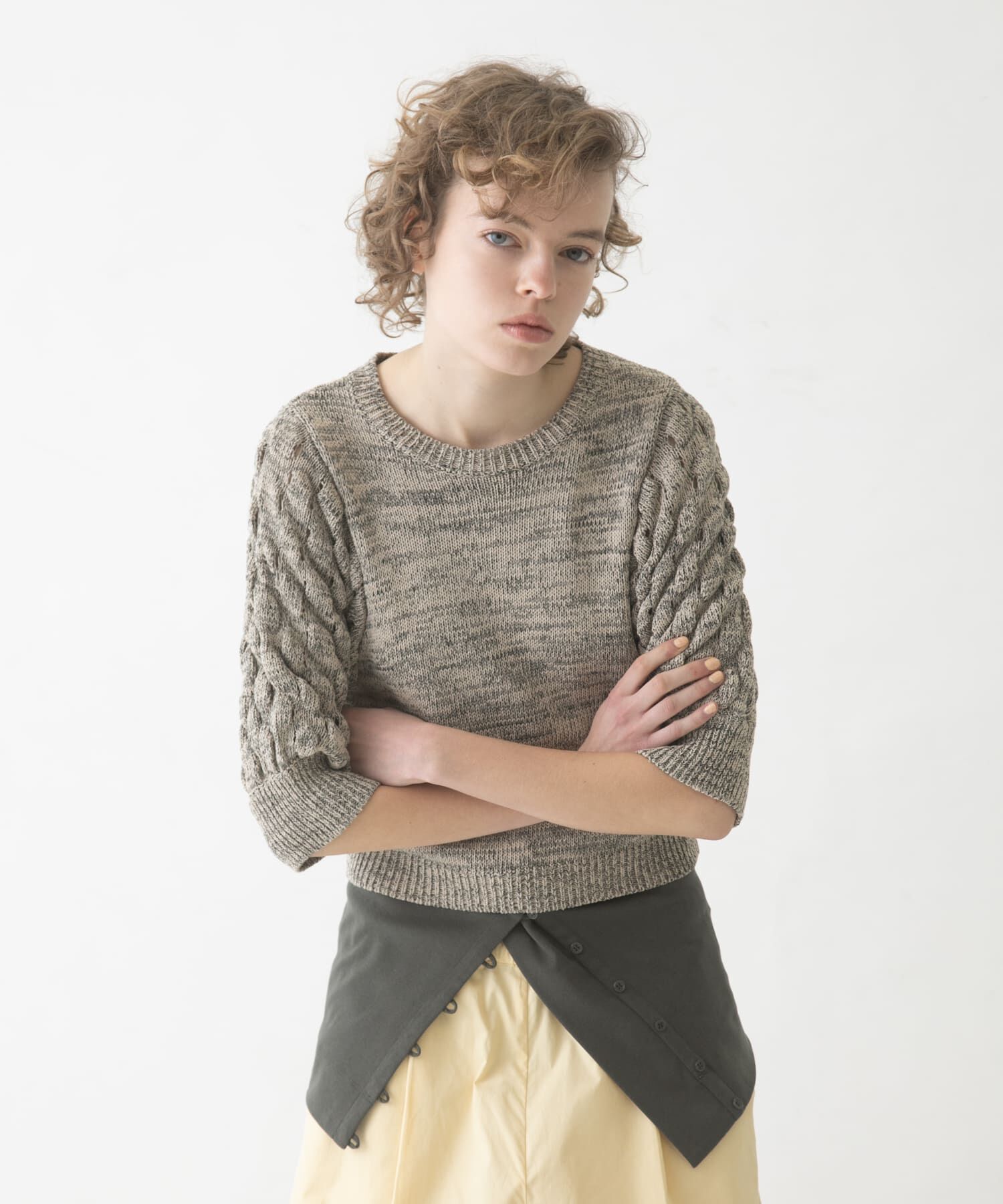 LAATO「lantern sleeve knit」|ニット・セーター|