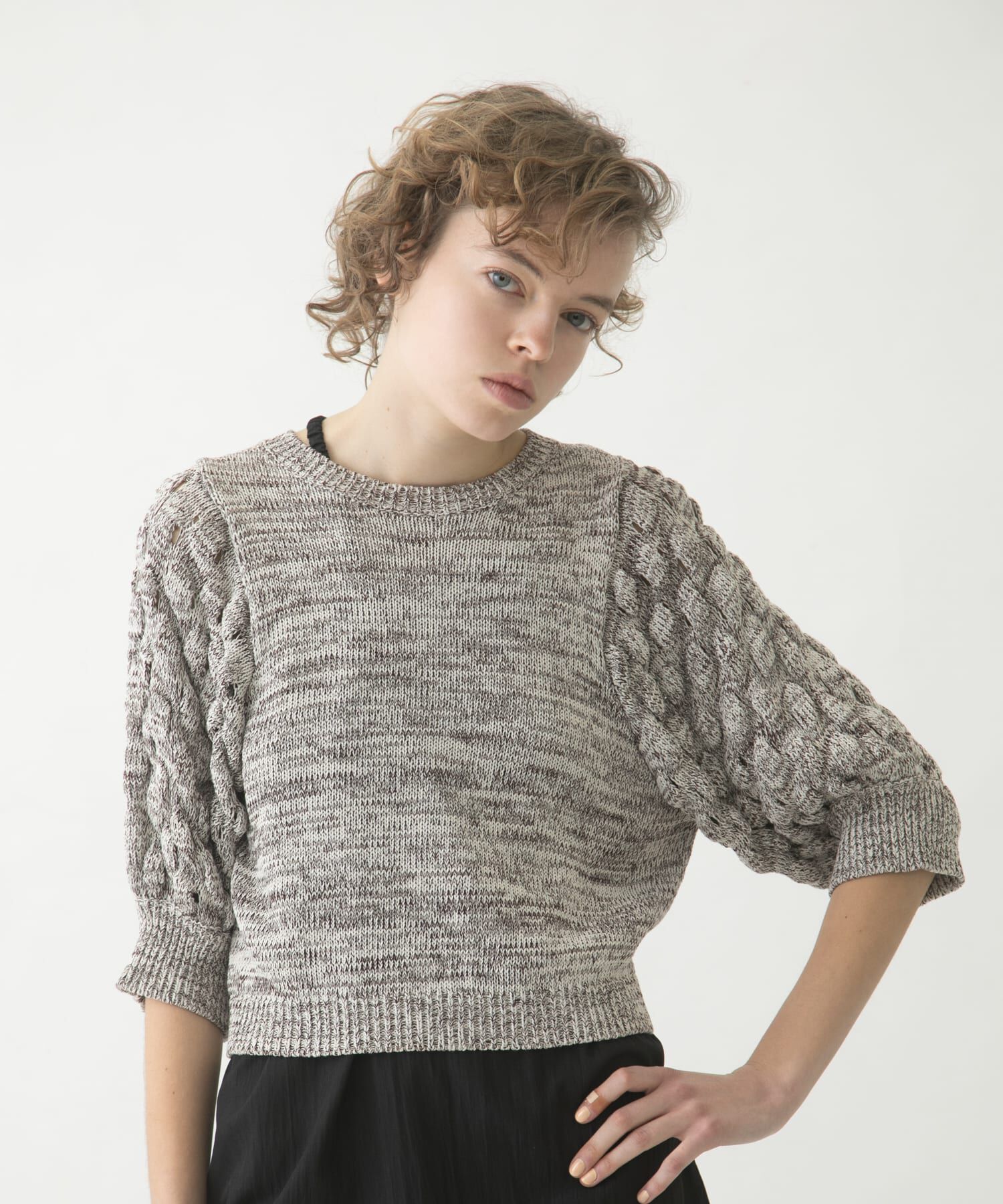 LAATO「lantern sleeve knit」|ニット・セーター|