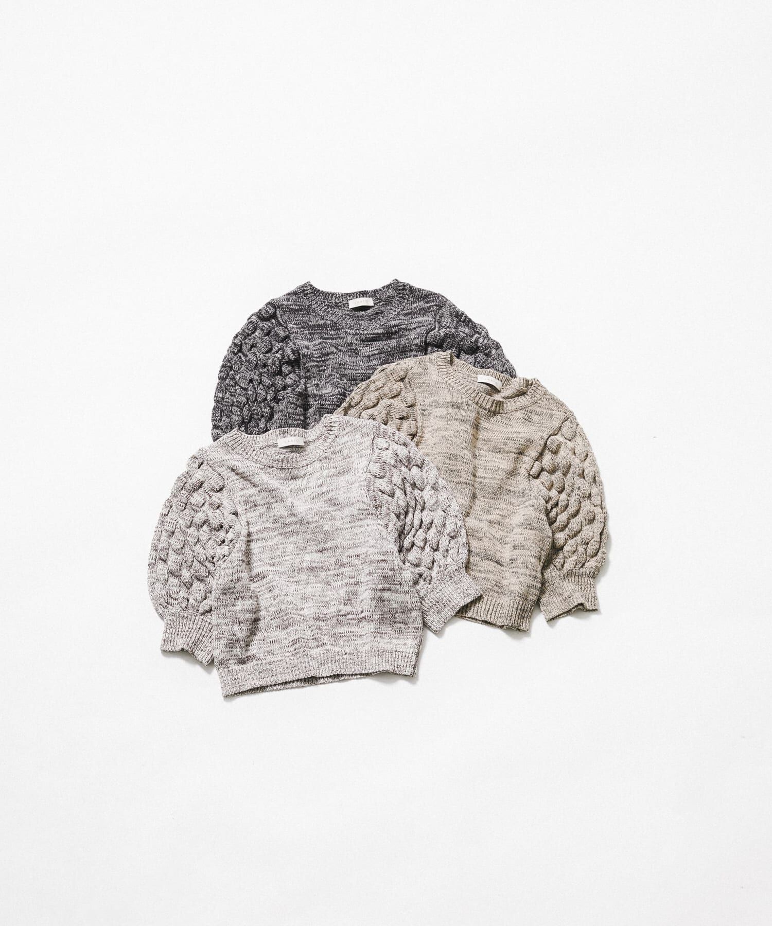 LAATO「lantern sleeve knit」|ニット・セーター|