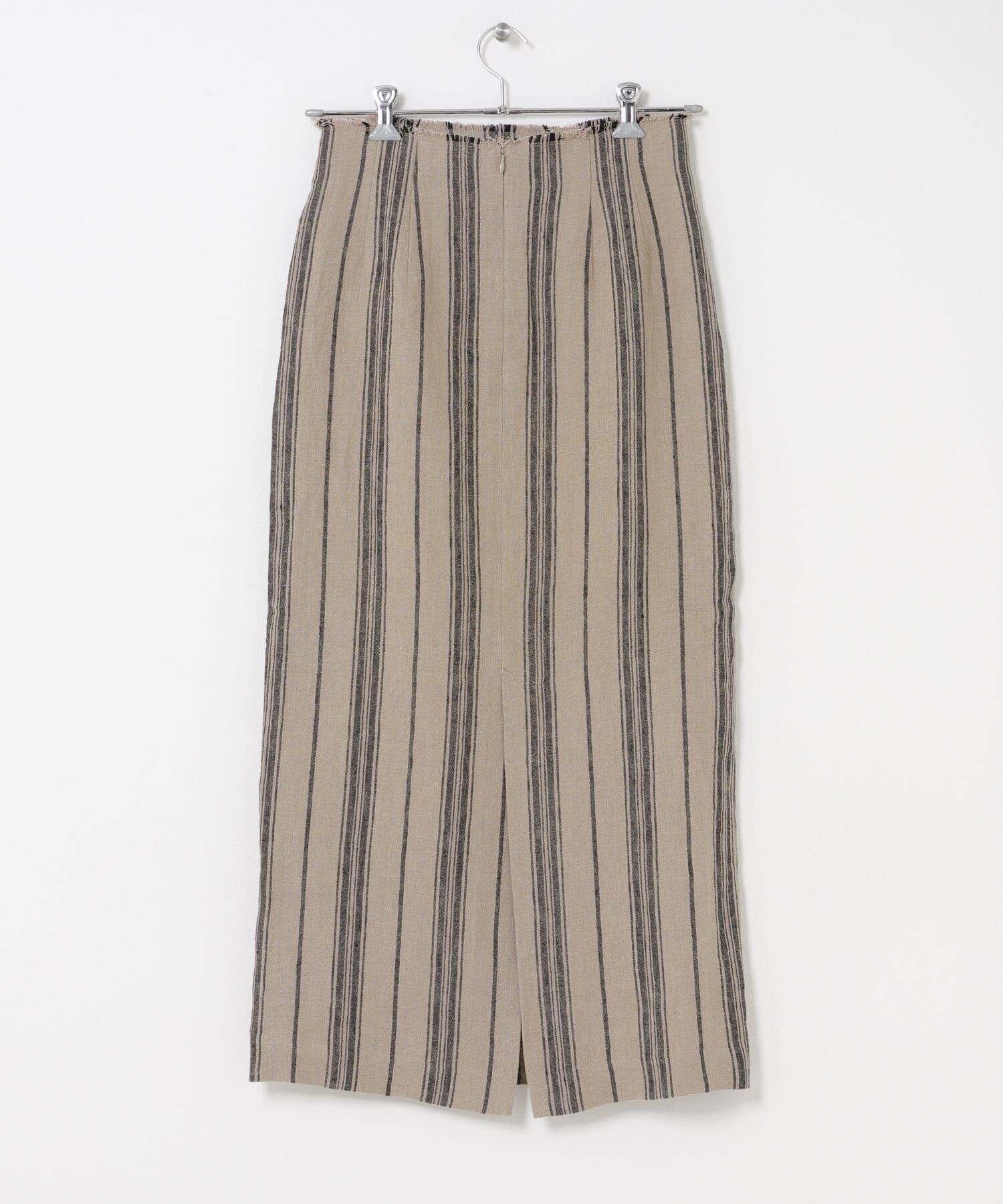 URBAN RESEARCH DOORS「Linen Stripe I-Line Skirt」|スカート|