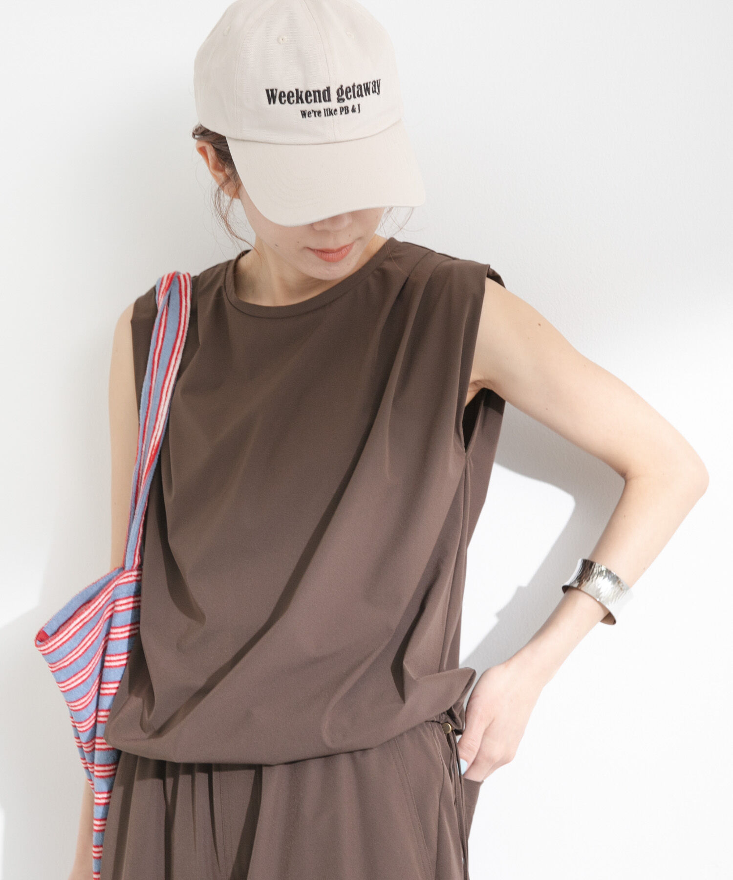 Sonny Label 「SLAB　ドロストフレンチラッシュトップス」|その他|ブラウン