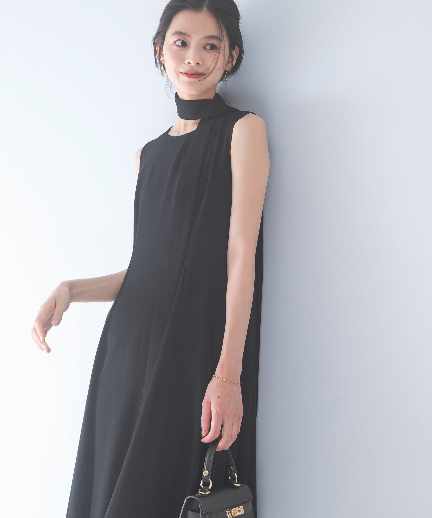URBAN RESEARCH ROSSO「ベルト付フレアシルエットロングドレス」|その他|