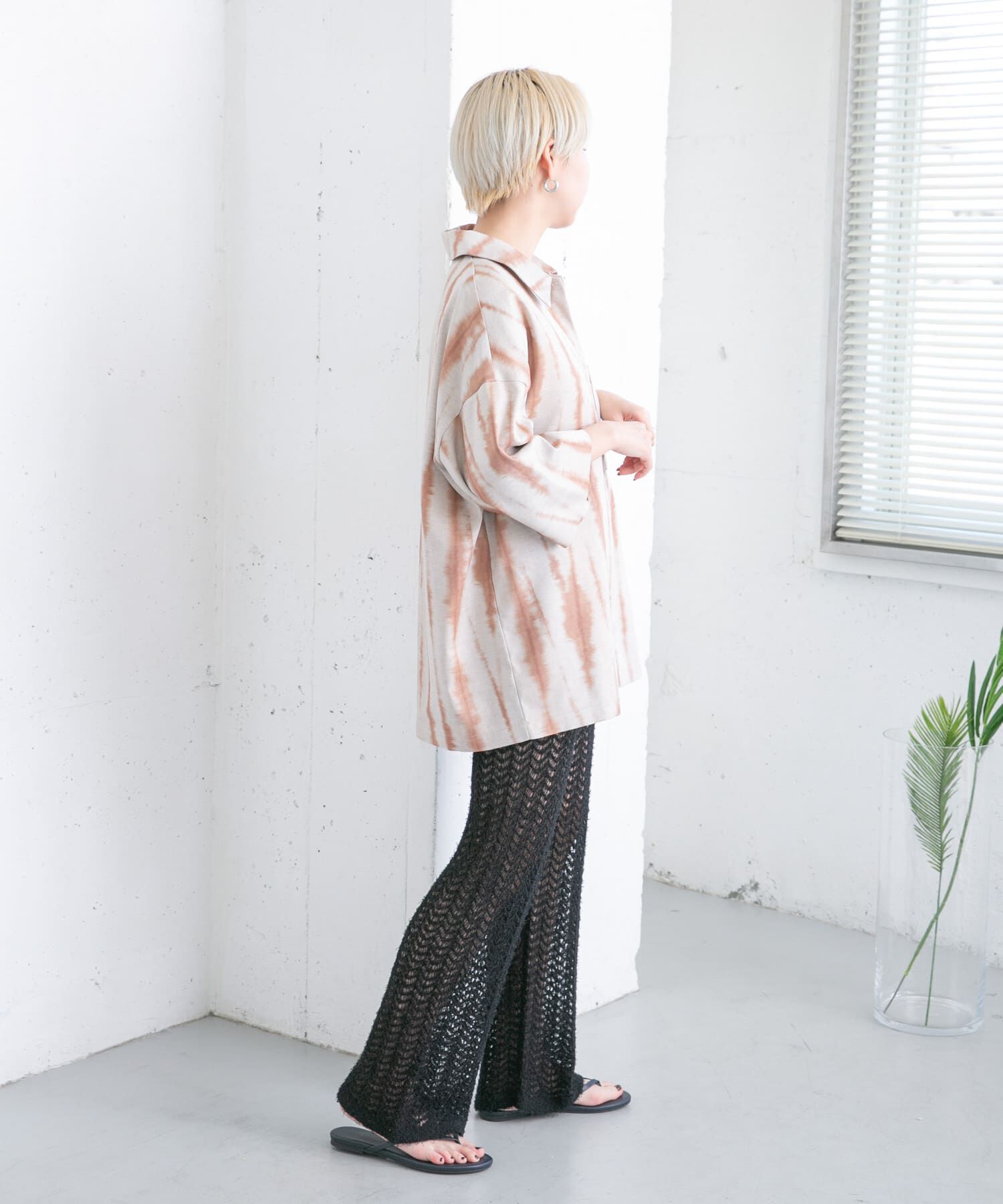  「透かし編みニットパンツ」|その他|