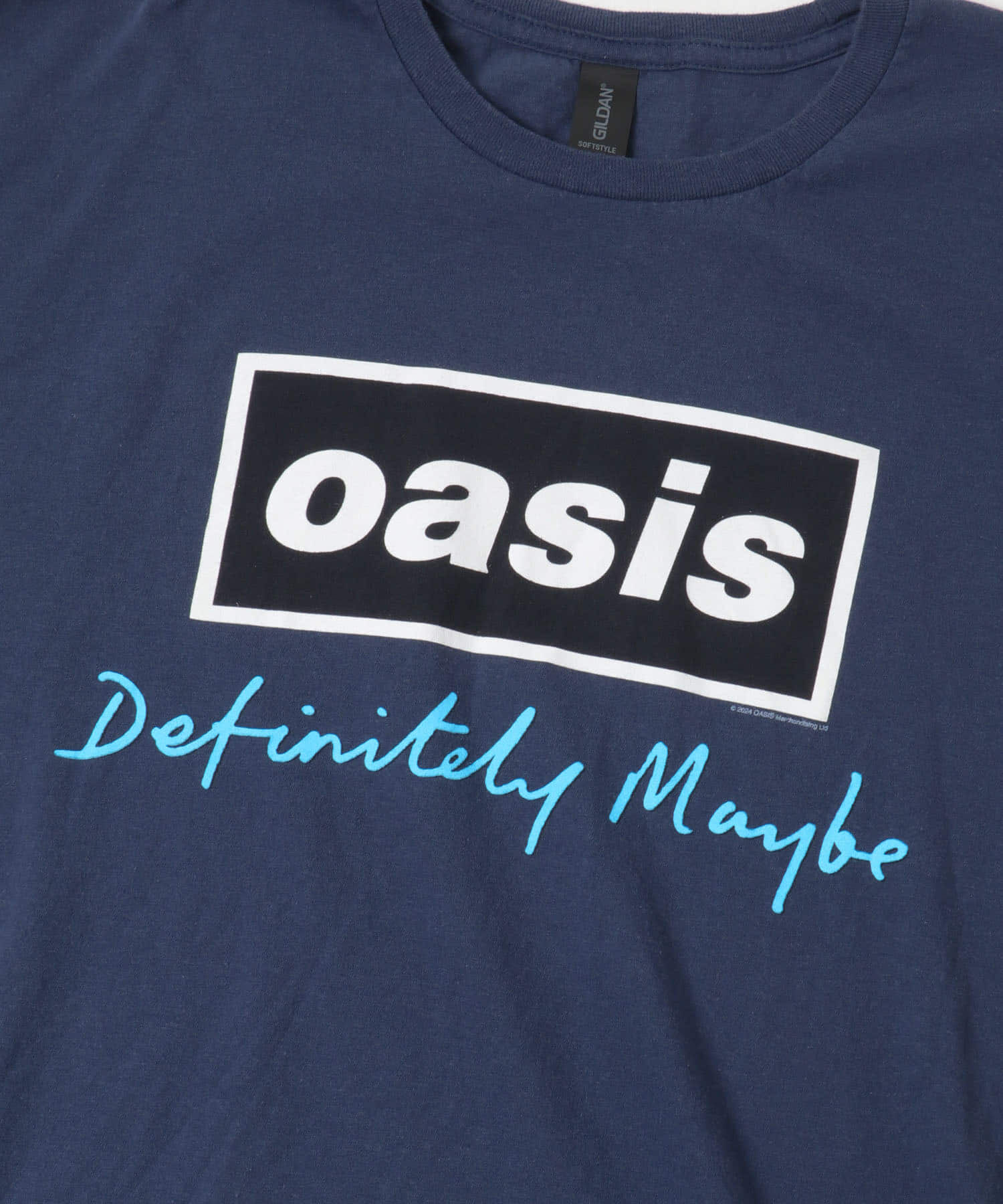 SENSE OF PLACE by URBAN RESEARCH「THRIFTY LOOK　OASIS D/Maybe Text Logo Tシャツ」|Tシャツ・カットソー|