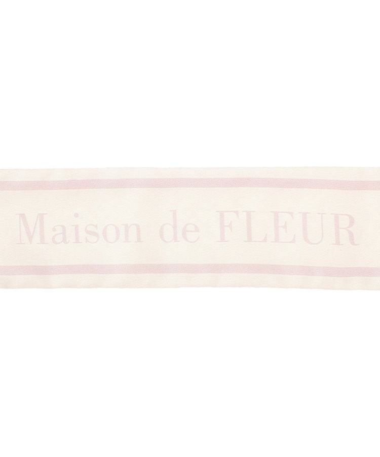 Maison de FLEUR「【リバーシブル】モノグラム柄スカーフ」|バンダナ・スカーフ|