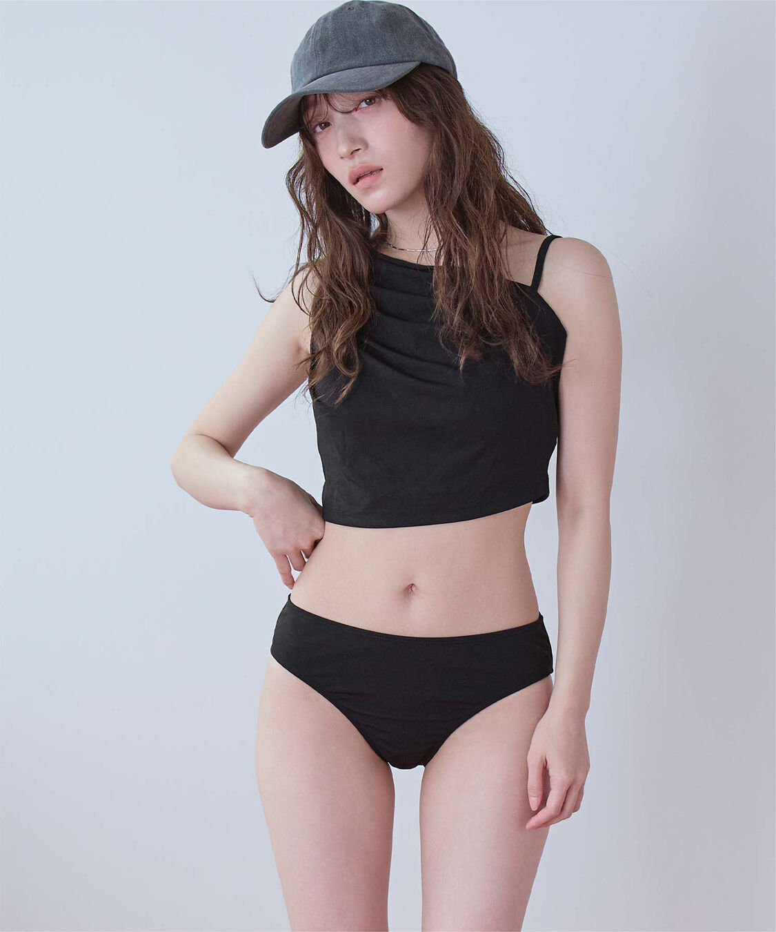 SEA DRESS「ショートパンツ付タックビキニ」|ビキニ|