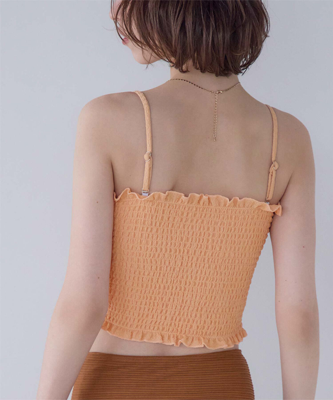 SEA DRESS「4点セット/長袖トップス付シャーリングビキニ&times;ショートパンツ/水着」|ビキニ|