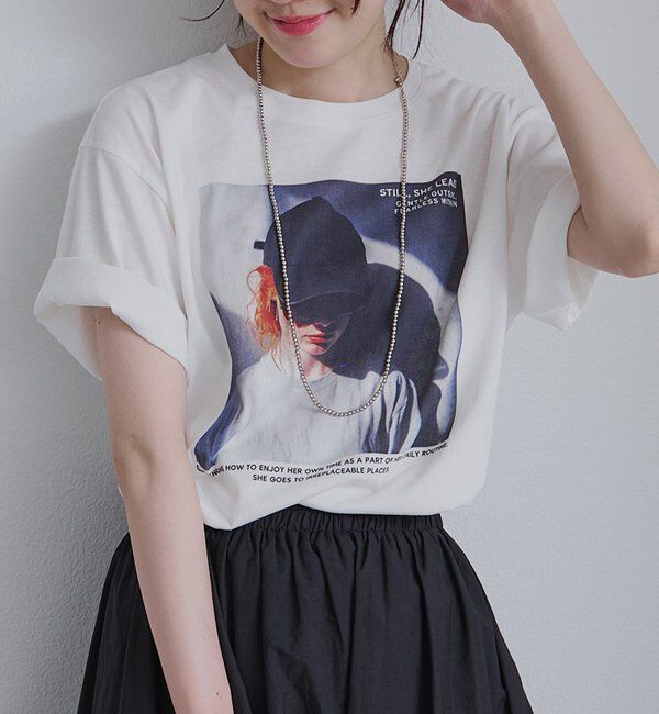  「レディーフォトプリントTシャツ」|Tシャツ・カットソー|