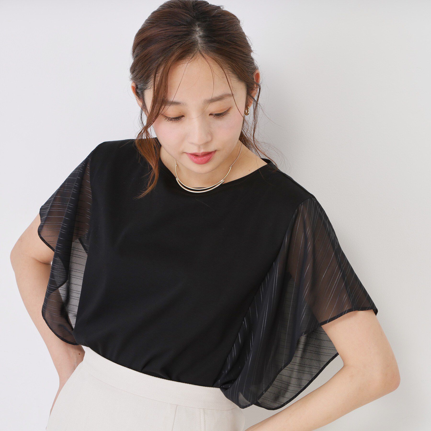 COUP DE CHANCE「【手洗い可／日本製】フレンチシアーカットソー」|Tシャツ・カットソー|