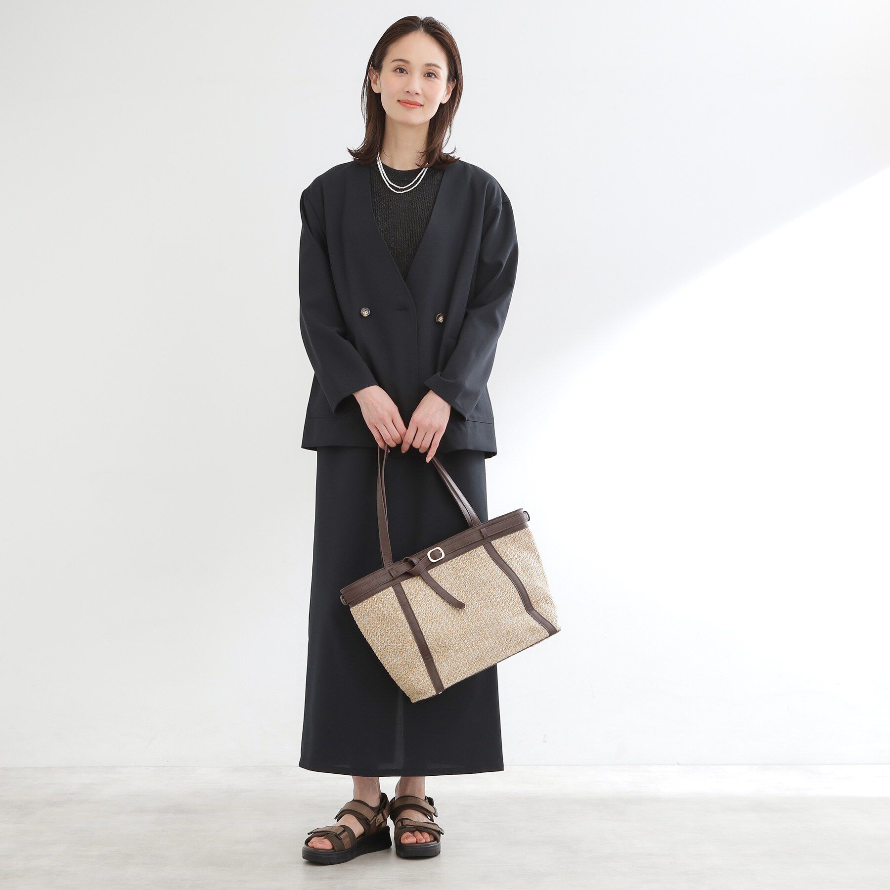 Reflect「【単品使い◎】ジャケット＋ナロースカートセット」|スーツ|