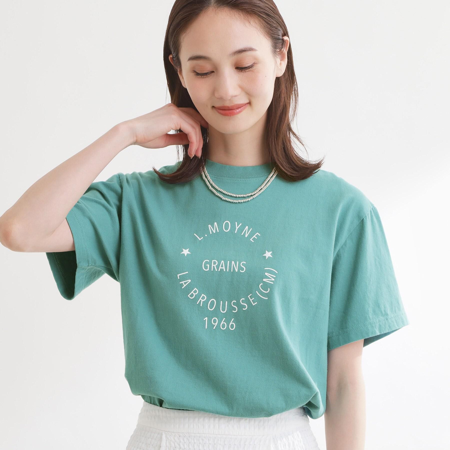 Reflect「【REGENCY WORKS／Reflect別注カラーあり】サークルモチーフTシャツ」|Tシャツ・カットソー|グリーン(022)