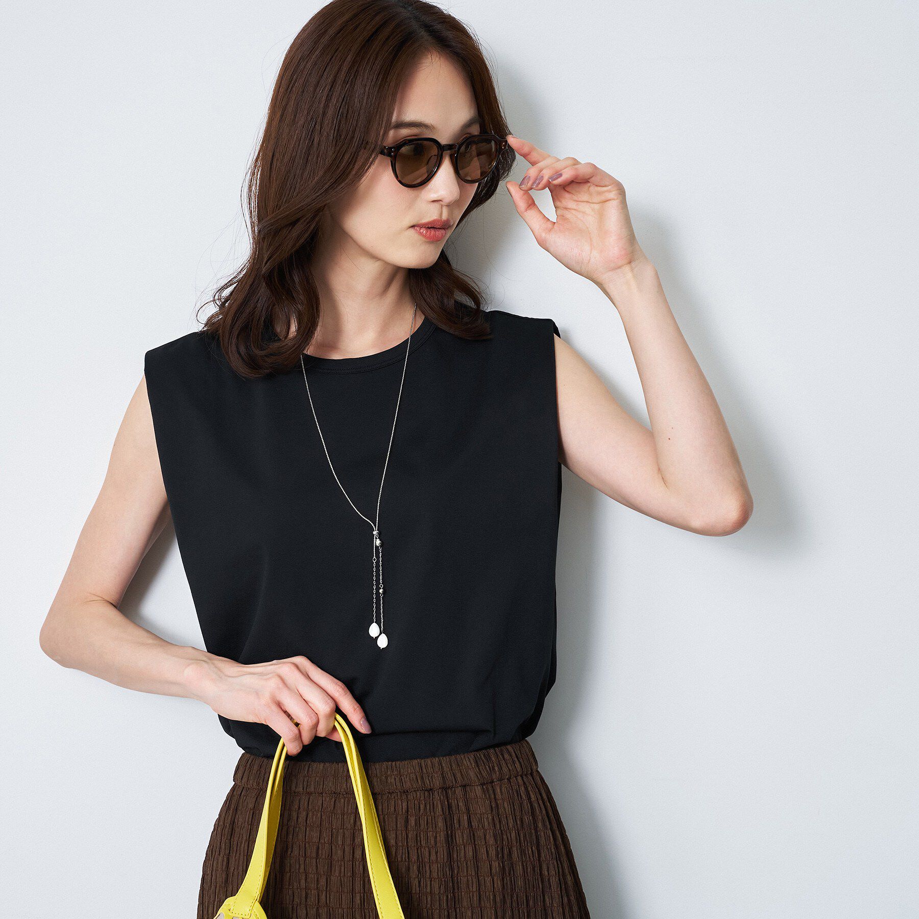 Reflect「【UVカット／接触冷感／吸水速乾】フレンチスリーブプルオーバー」|Tシャツ・カットソー|