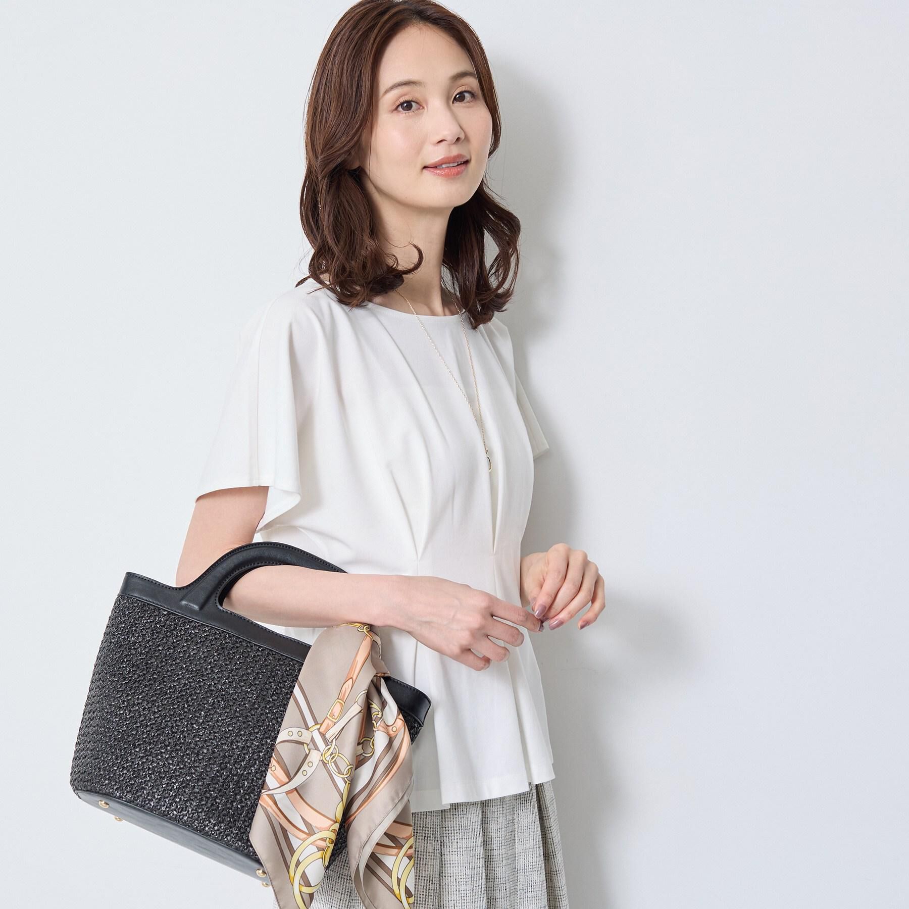 Reflect「【UVカット／接触冷感／吸水速乾】タックデザインフレアトップス」|Tシャツ・カットソー|