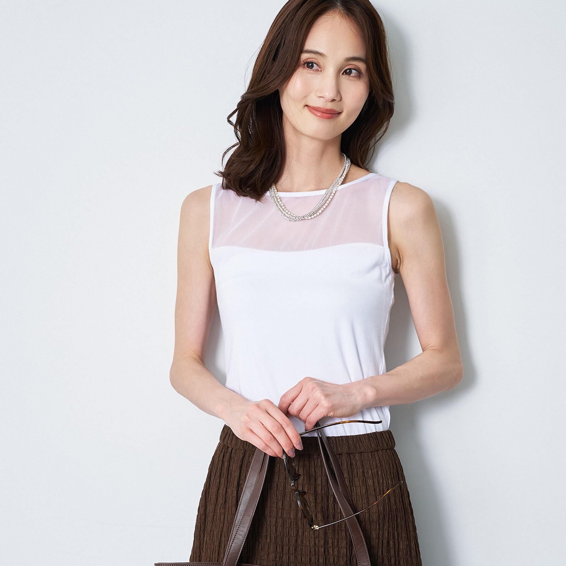 Reflect「【BASIC COTTON】シアータンクトップ」|キャミソール|