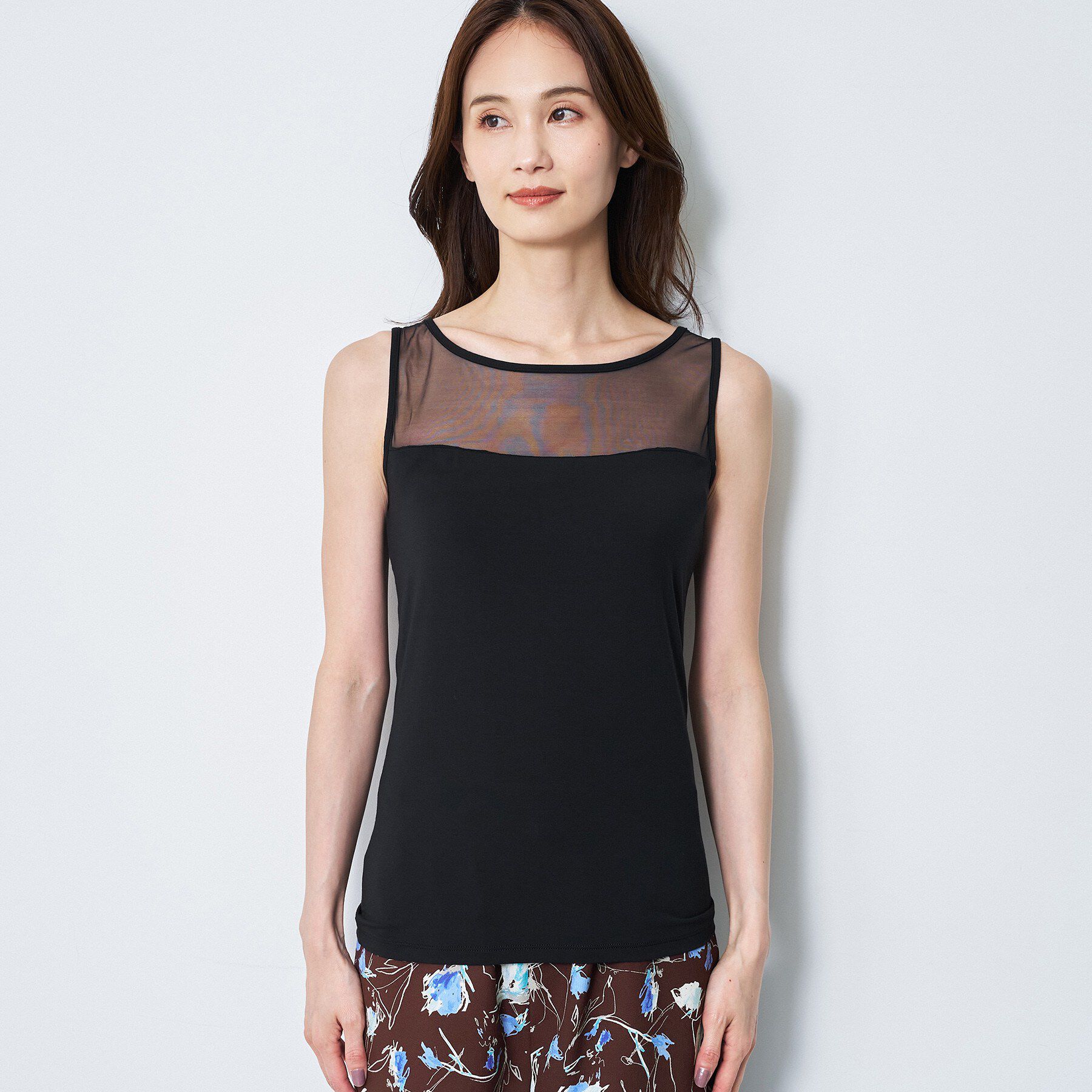 Reflect「【BASIC COTTON】シアータンクトップ」|キャミソール|