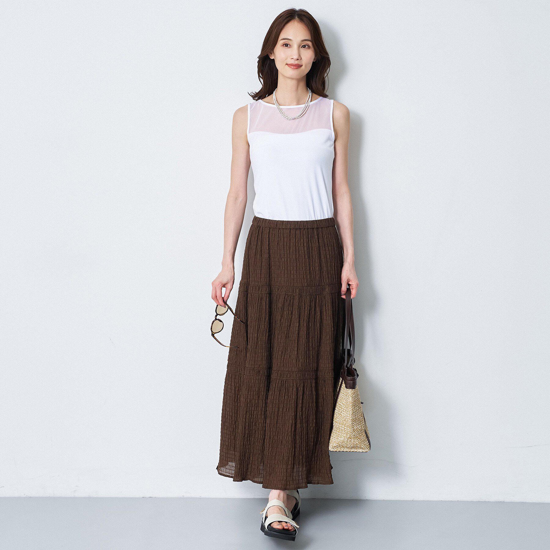 Reflect「【BASIC COTTON】シアータンクトップ」|キャミソール|