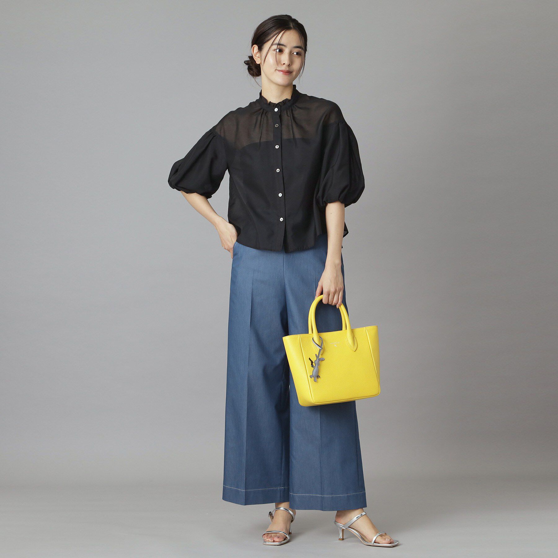 DRESSTERIOR「【接触冷感】イージーウエスト ワイドデニム」|その他|