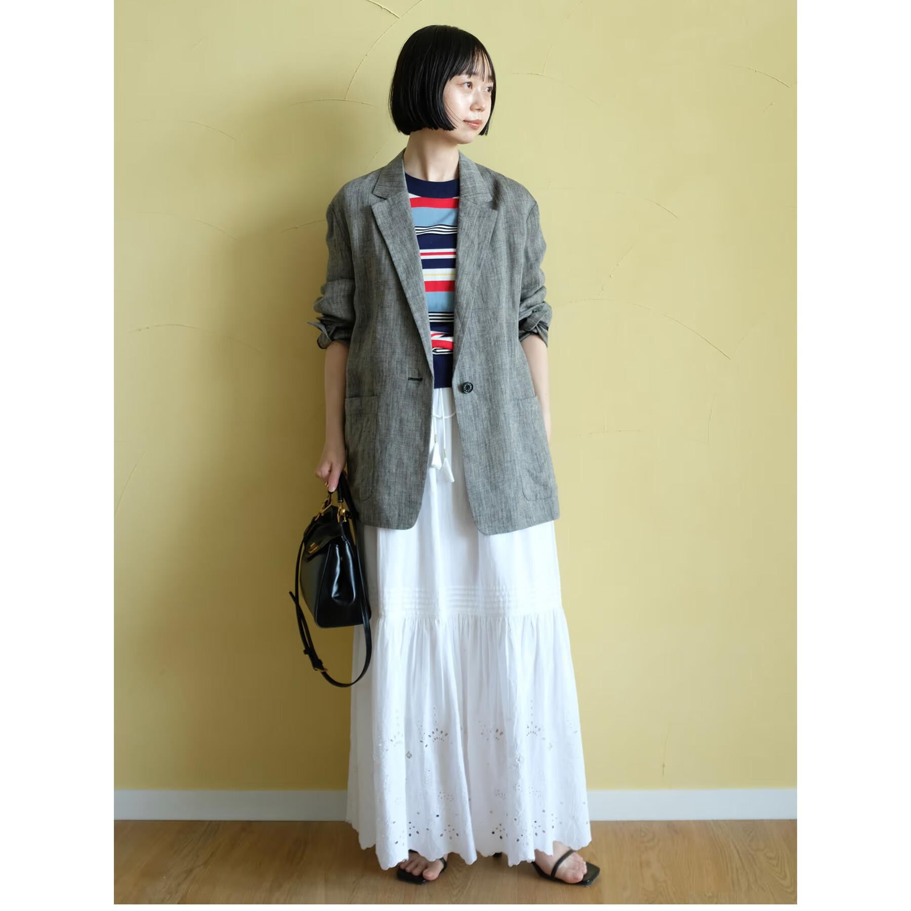 DRESSTERIOR「ウォッシャブルエンブロイダリースカート」|スカート|