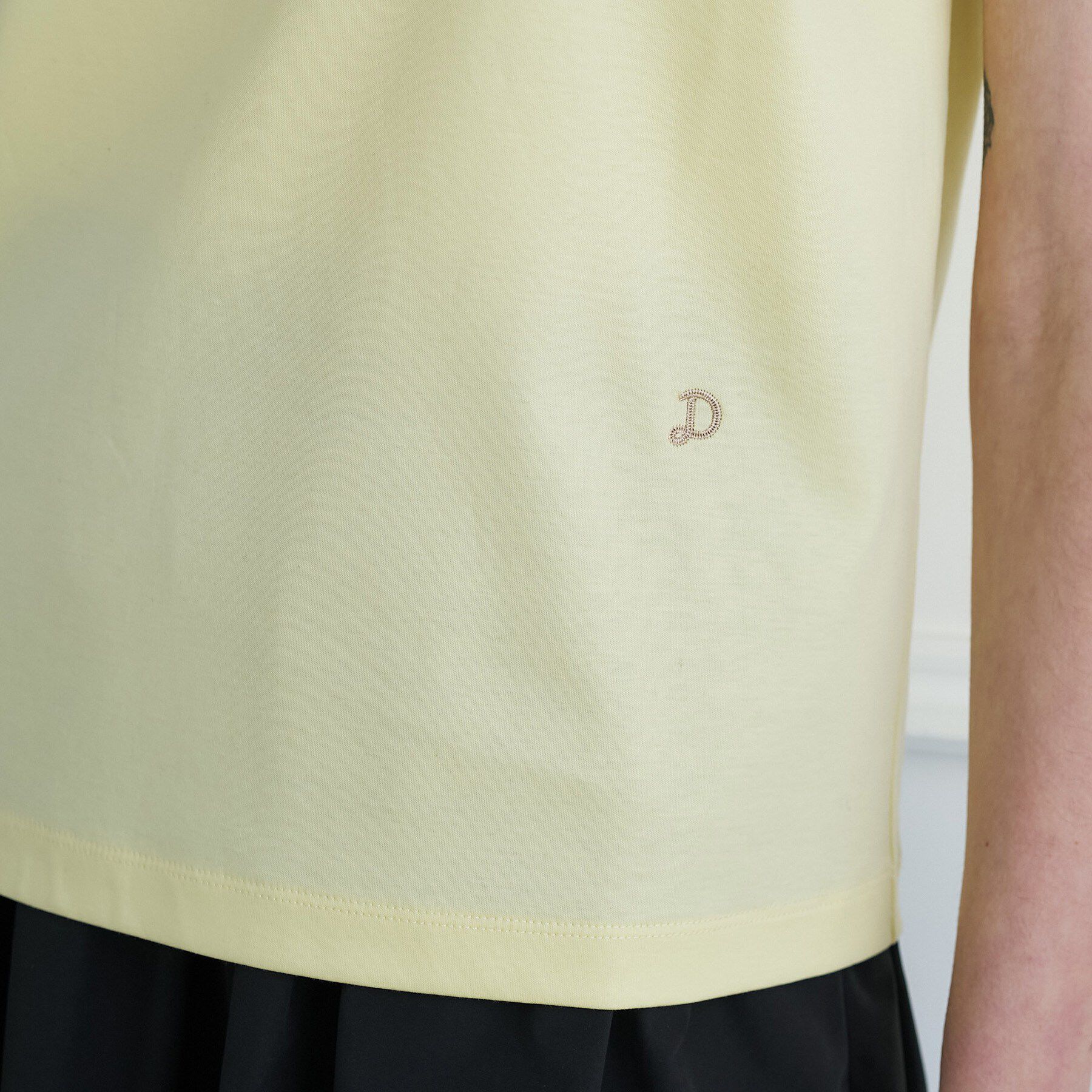 DRESSTERIOR「【接触冷感／抗菌防臭／消臭】アイスクリアコットン ターンナップT」|Tシャツ・カットソー|