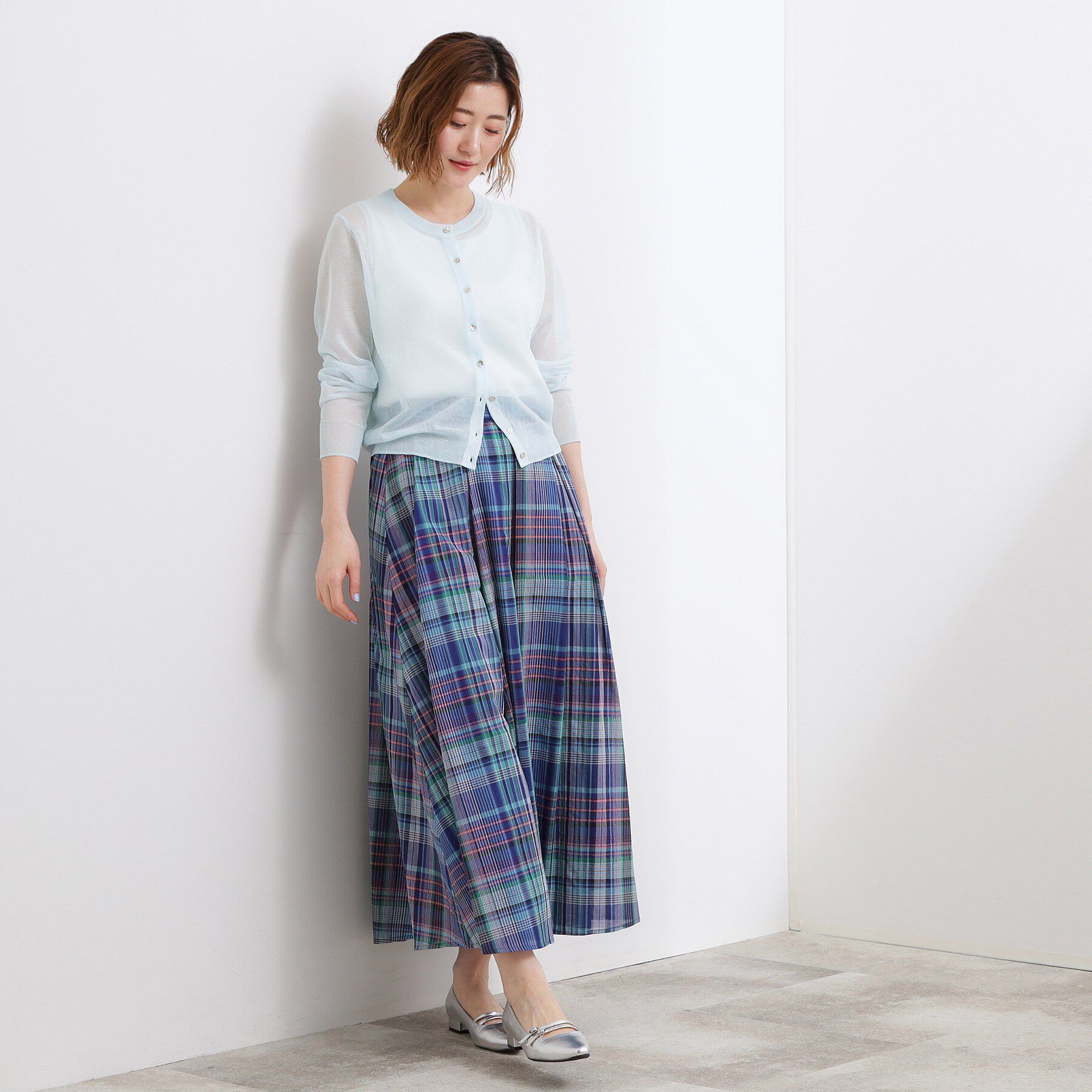 grove「高評価！【洗える/名品】大人の透け感、シアーカーディガン」|カーディガン|