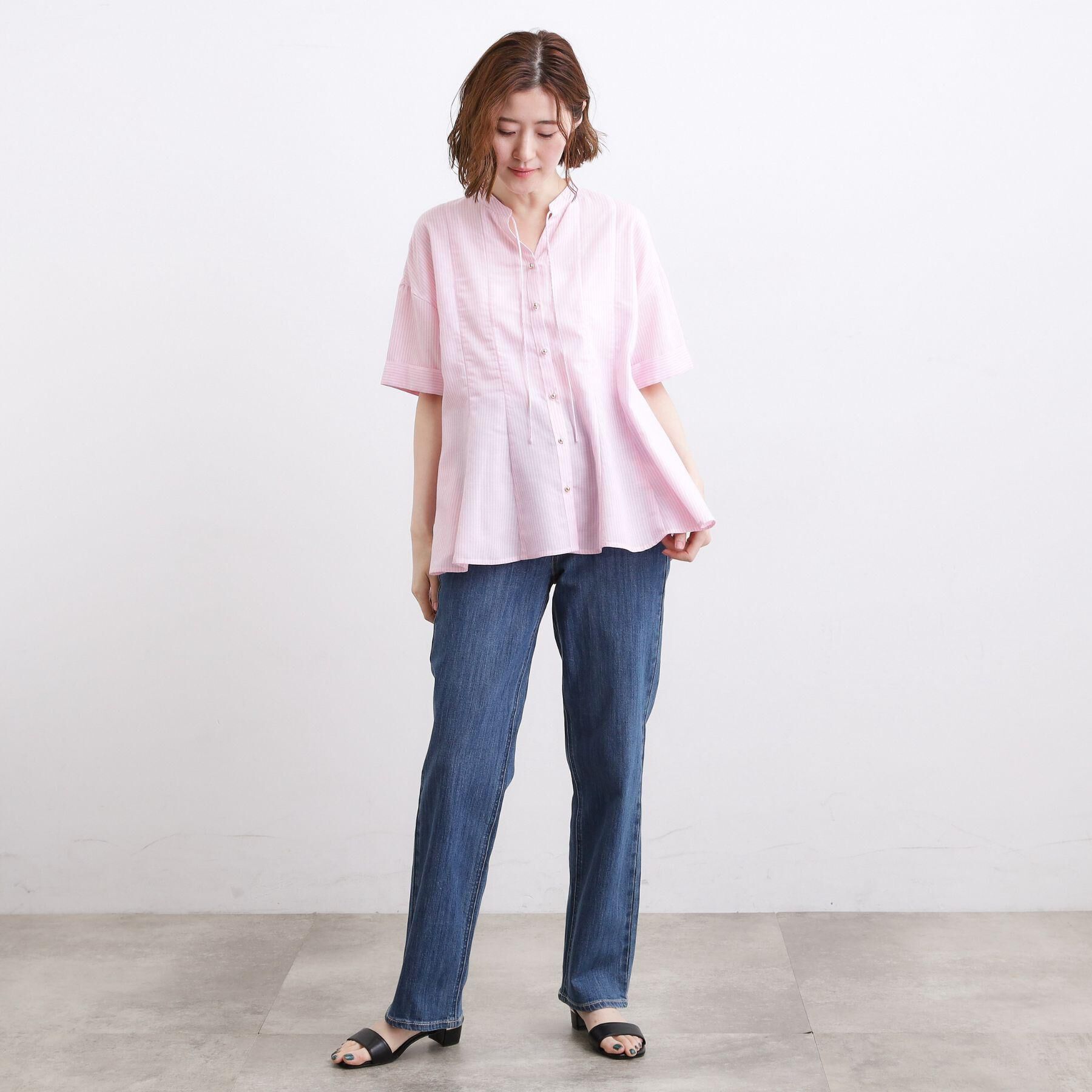 grove「【洗濯機OK・ひんやり】さらっと軽やか、夏のフレアシャツ」|シャツ・ブラウス|