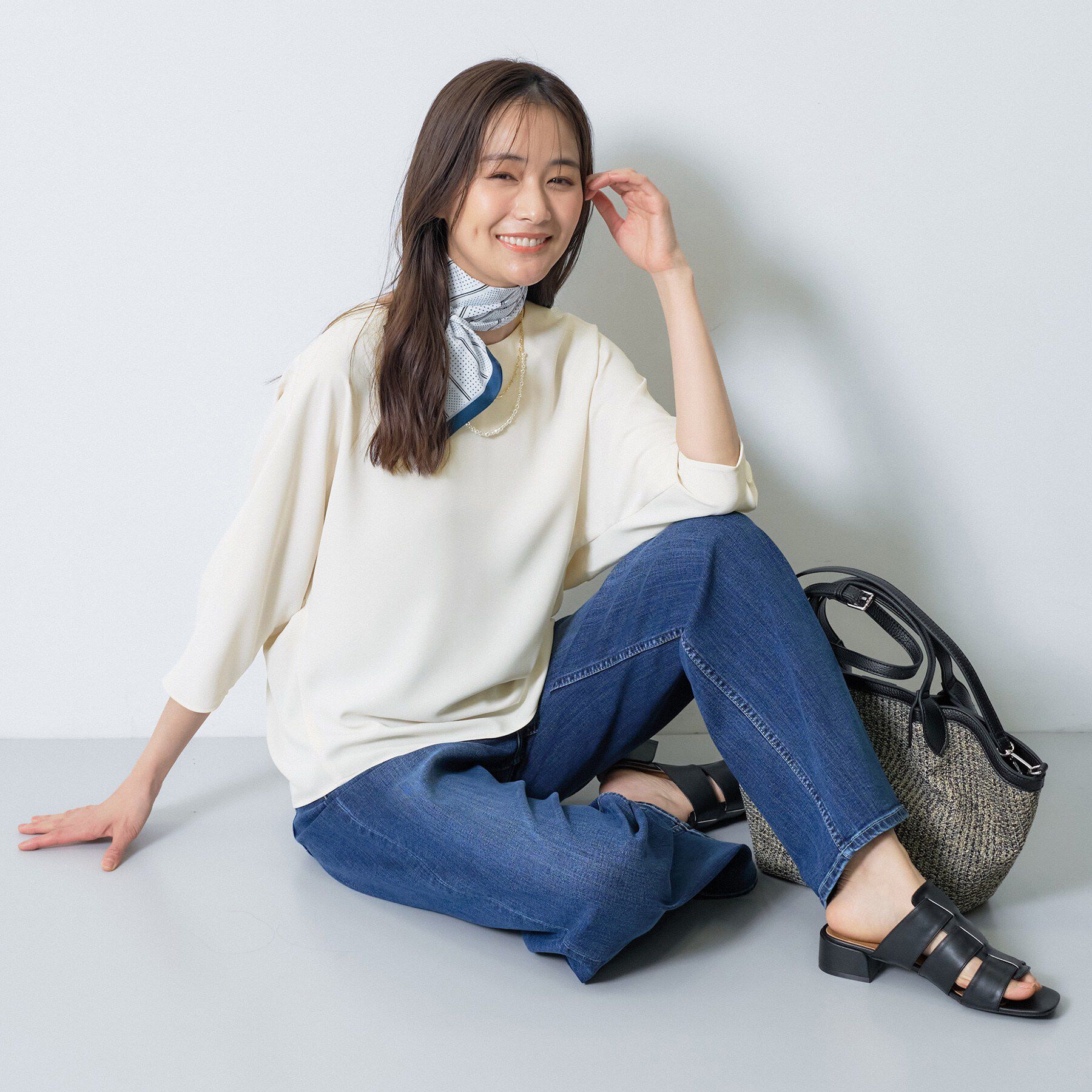 INDIVI「【接触冷感／透湿／着る日傘】ドルマントップス」|シャツ・ブラウス|