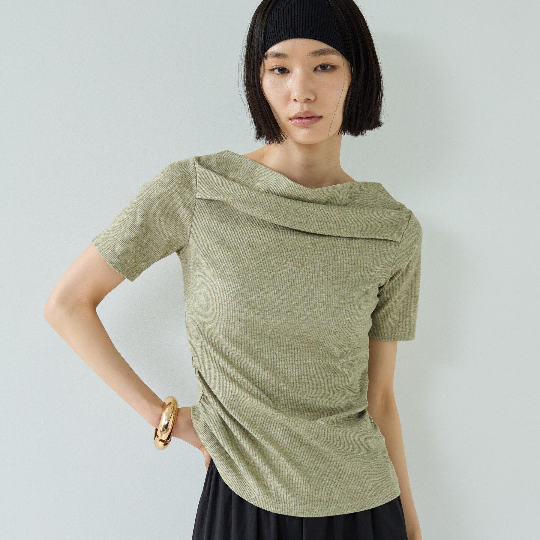 GALLEST「オフショルハーフスリーブカットソー」|Tシャツ・カットソー|