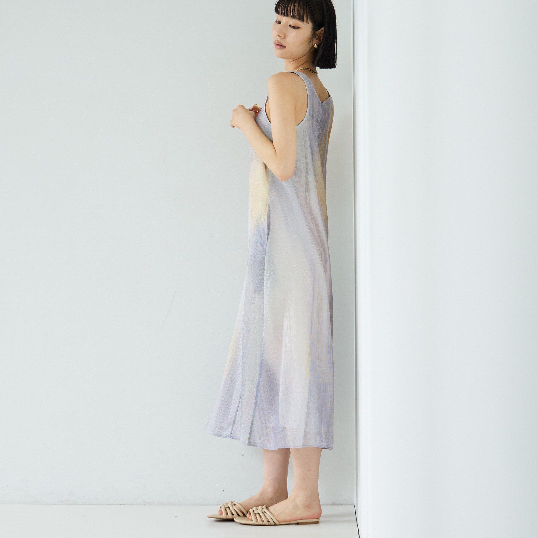 GALLEST「デジタルシアープリントワンピース」|ワンピース|