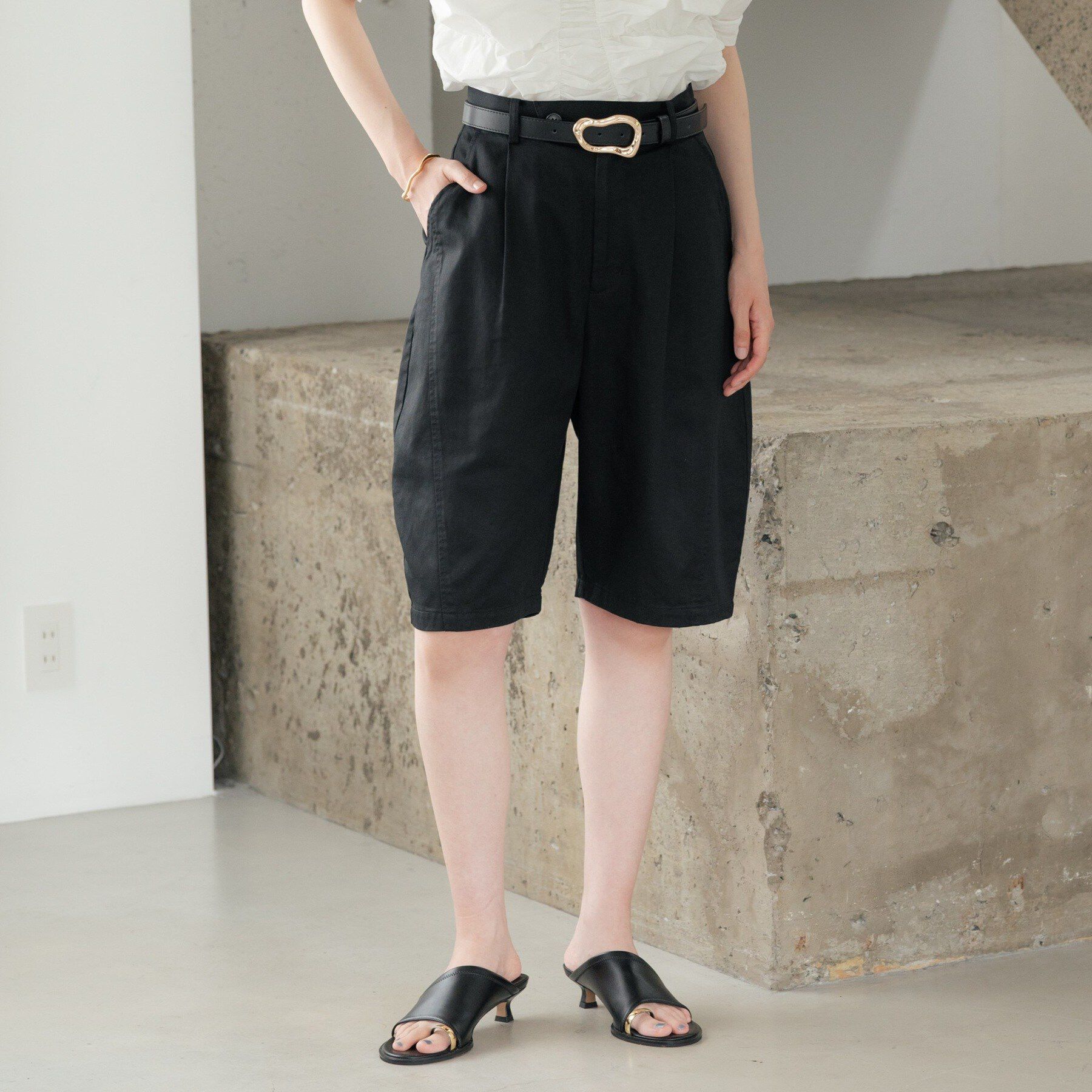GALLEST「ハーフ丈バレルパンツ」|その他|