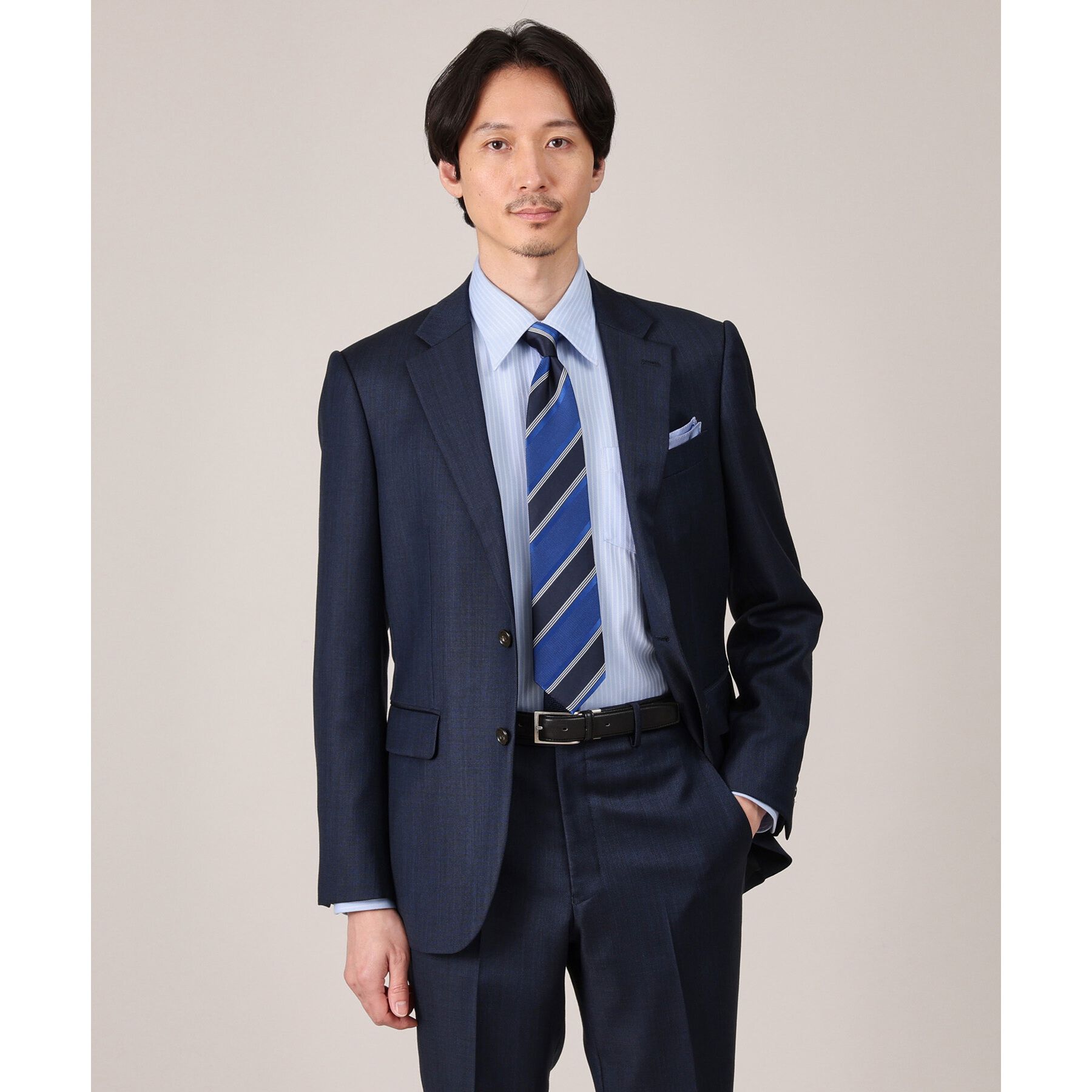 TAKEO KIKUCHI「【Made in JAPAN】ドビーストライプ ドレス シャツ」|シャツ・ブラウス|